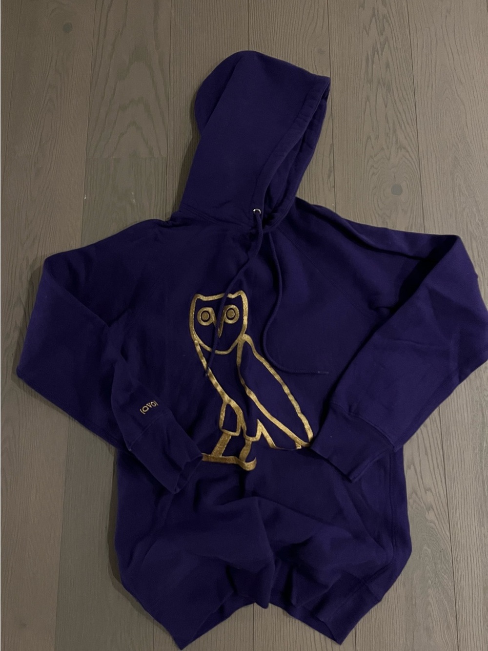 OVO Purple Hoodie with Gold Owl Logo